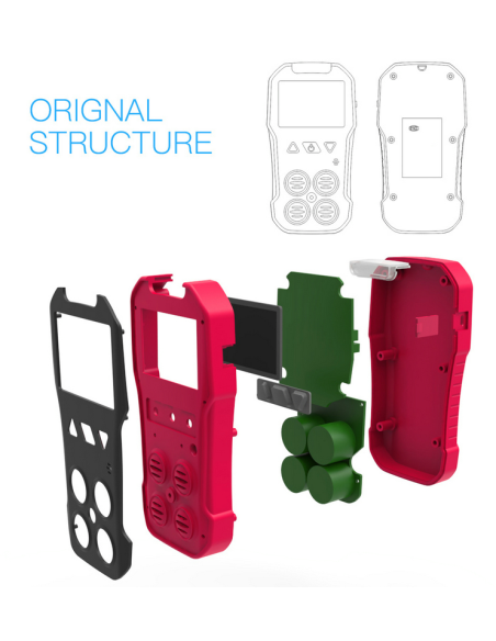 AO-4AS 4 in 1 Multi-Gas Detector