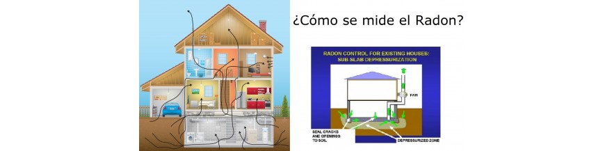Medidor de gas radón en alquiler para medición de niveles en viviendas  particulares